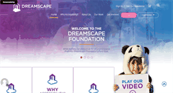 Desktop Screenshot of dreamscapefoundation.org